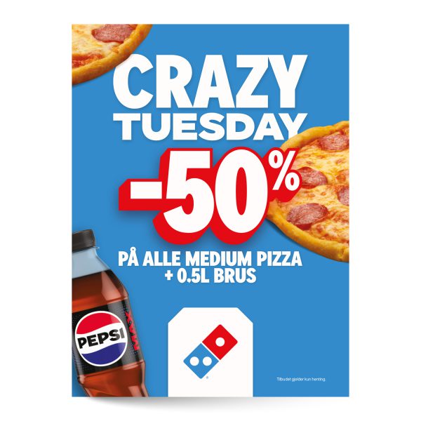 Crazy Tuesday Gatebukktrekk 93x125cm
