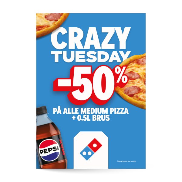 Crazy Tuesday Plakat 70x100cm