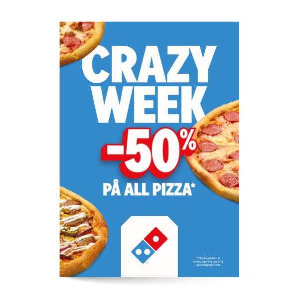 Crazy Week Plakat 70x100cm