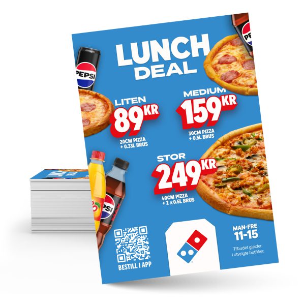 Dominos LunchDeal Flyer A7