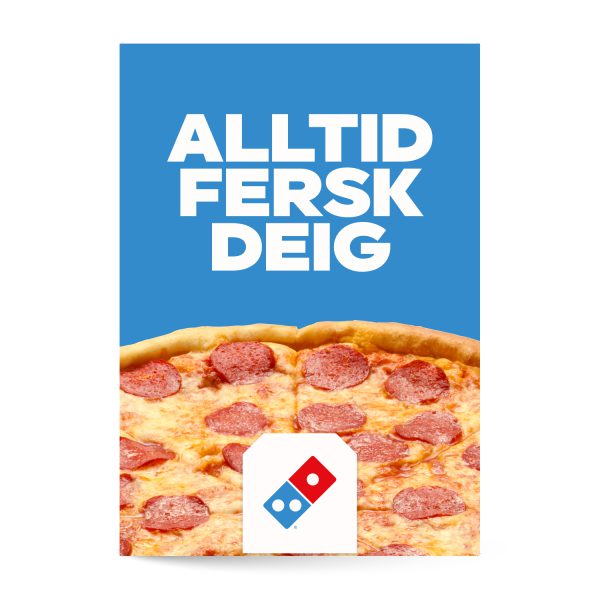 General brand Plakat Alltid fersk deig 70x100cm