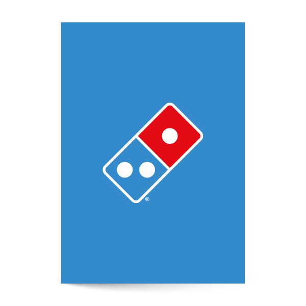 General brand Plakat Dominos logo 70x100cm