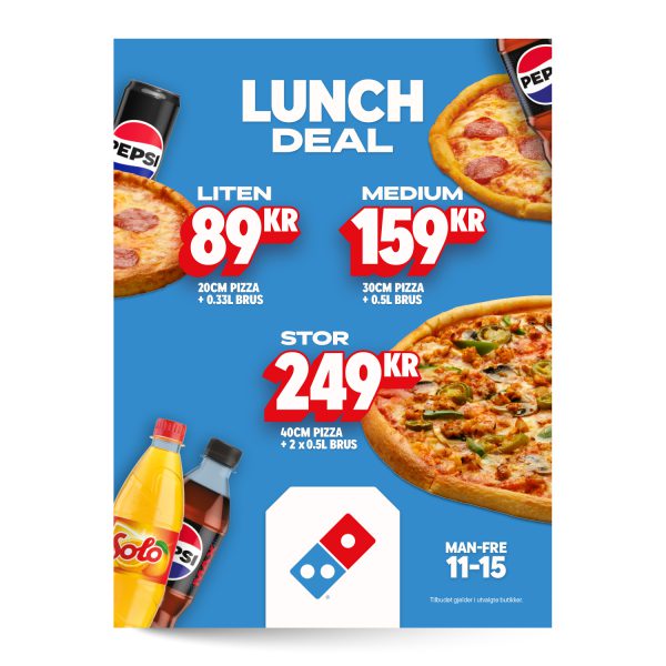 Lunch Deal Gatebukktrekk 93x125cm