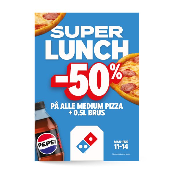 Super Lunch Plakat 70x100cm
