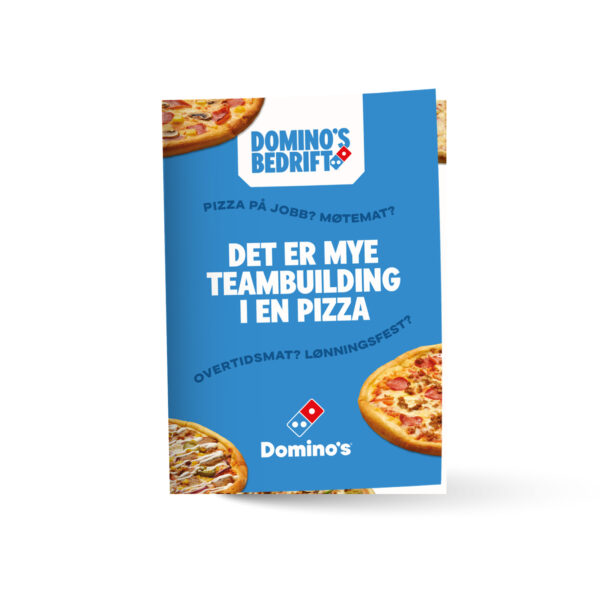 Dominos 4 sider A5 brosjyre